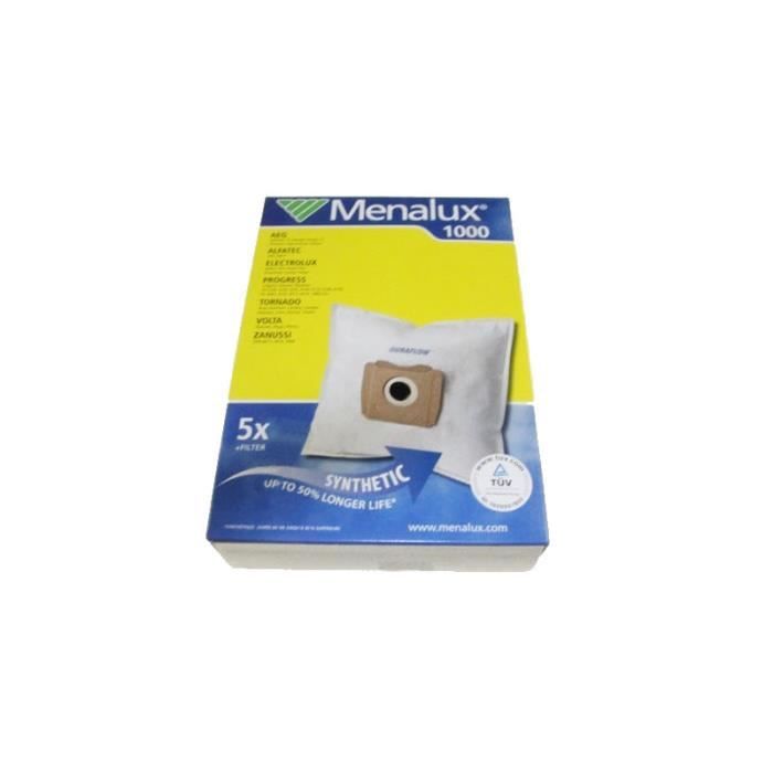 Sac Aspirateur Electrolux 9001961326 – Lot de 5 Sacs avec Microfiltre Intégré