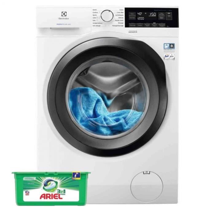 ELECTROLUX LaveLinge Frontal 10KG 1400trs/min Tambour 68L Machine à hubot Cdiscount