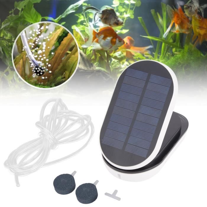 Pompe à Oxygène Solaire 2.5W – Aérateur Portable Pour Aquarium, Bassin, Étang – Idéal Pêche & Urgence