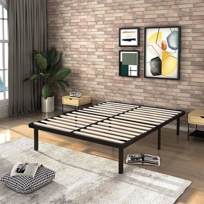 Sommier Bois Hêtre Sommier à Lattes Coemo Basic 140x190 Cm - 7 Zones, 26 Lattes, Réglable En Dureté Sommier Rigid Réglable