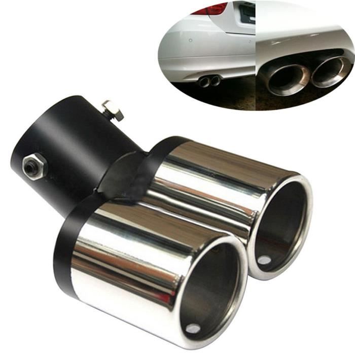 Kit 2 Sorties D'échappement Chrome Pour BMW X5 - Bords Chromés, Inox - Neuf En Boîte