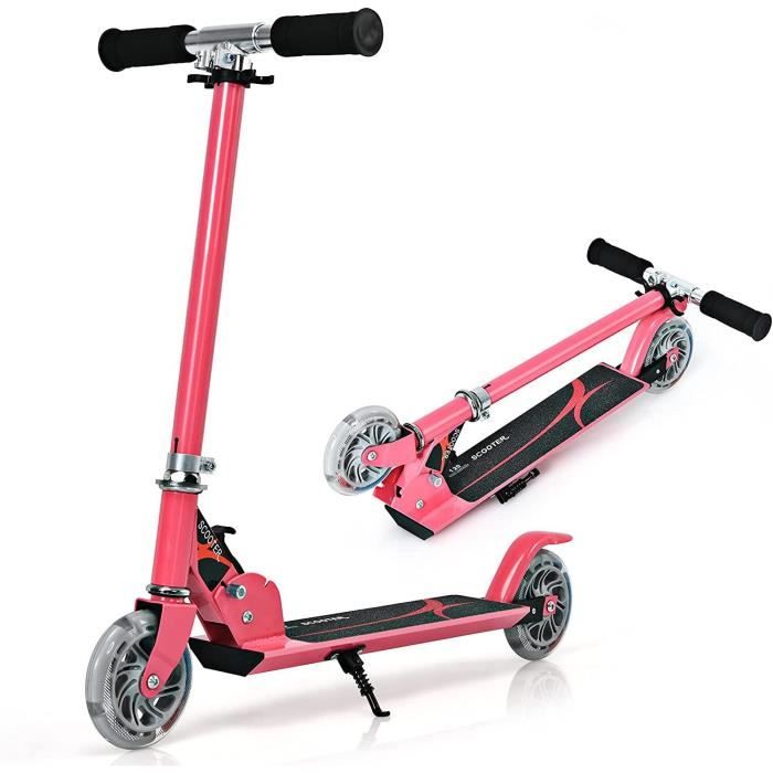 Trottinette enfants 6 à 12 ans. trottinette pliable à 2 roues. hauteur Trottinette enfants 6 à 12 ans. trottinette pliable à 2 roues. hauteur