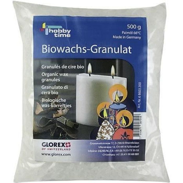 Gros Sac De Cire à Bougie 5 Kg - Graine Créative, Couleur Blanche