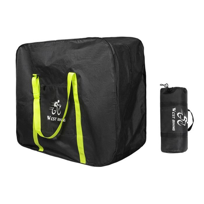 Sac de transport de vélo pliant HOMYL Couverture antipoussière épaisse Portebagages Vert
