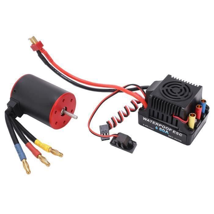 Moteur à Balais De Charbon, Moteur à Balais De Charbon En Métal Brossé RC Adapté Pour La Voiture RC 144001 1/14 En Alliage à Quatre Roues Motrices(( 144001-1308