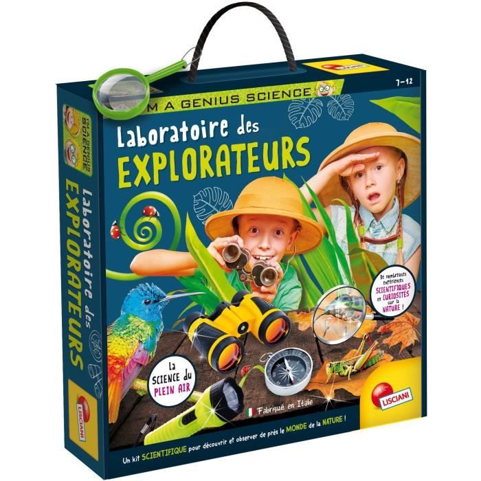 Kit d'exploration de la nature - LISCIANI - Boussole incluse pour devenir un explorateur expérimenté