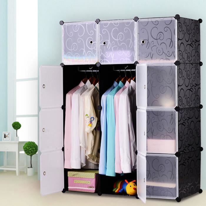 Mctech Diy Armoire Penderie 12 Cubes Etagere De Rangement