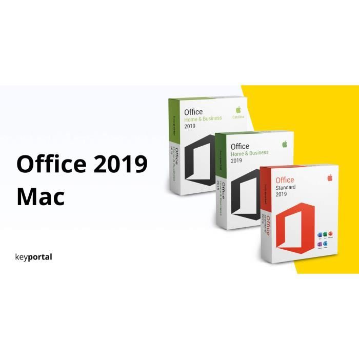 Office 2019 Pour Mac Licence Officiel a activer en ligne A vie à