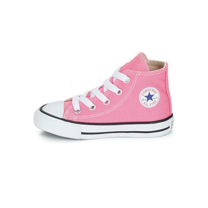 converse haute femme rose