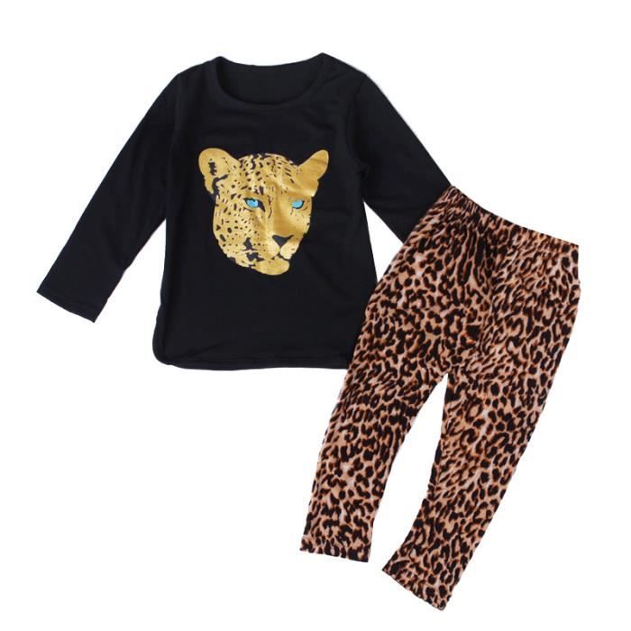 Vetement leopard fille outlet