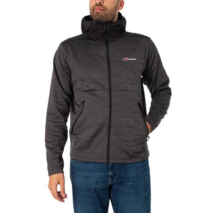 Sweat Zippé Berghaus Pour Garçon, Gris, 13 Ans, Polaire Légère, Capuche