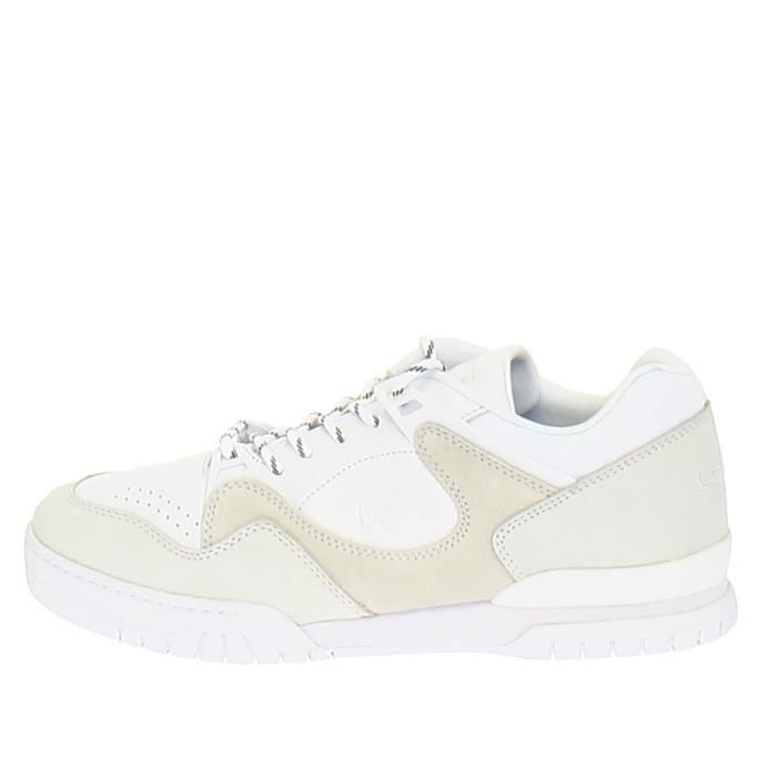 Baskets Lacoste COURT POINT 119 1G SMA Blanc Cdiscount Chaussures