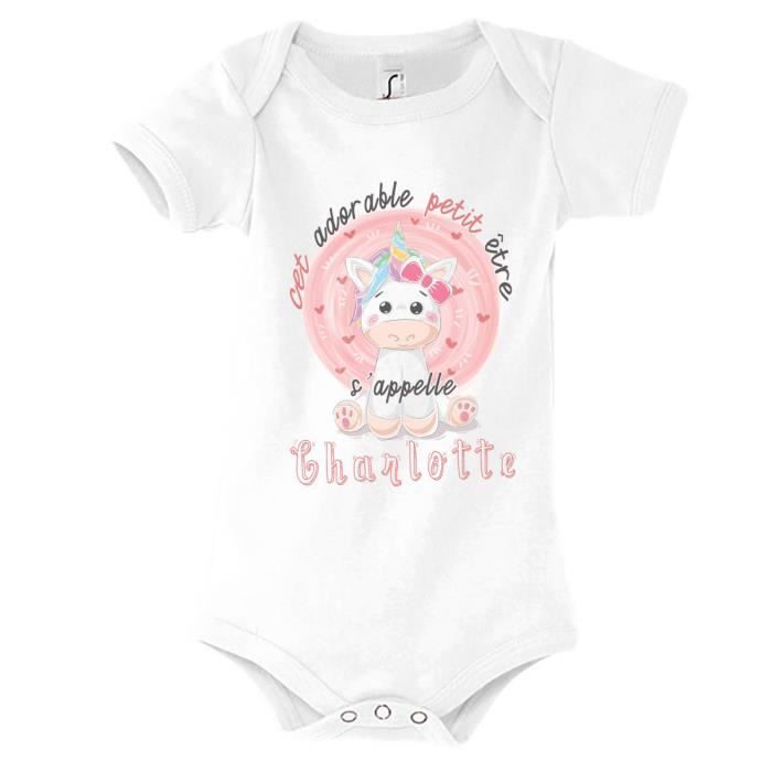 Charlotte Bodie Blanc Avec Manche Pour Bebe Fille Collection Cet Adorable Petit Etre S A 3 Mois Blanc Cdiscount Pret A Porter