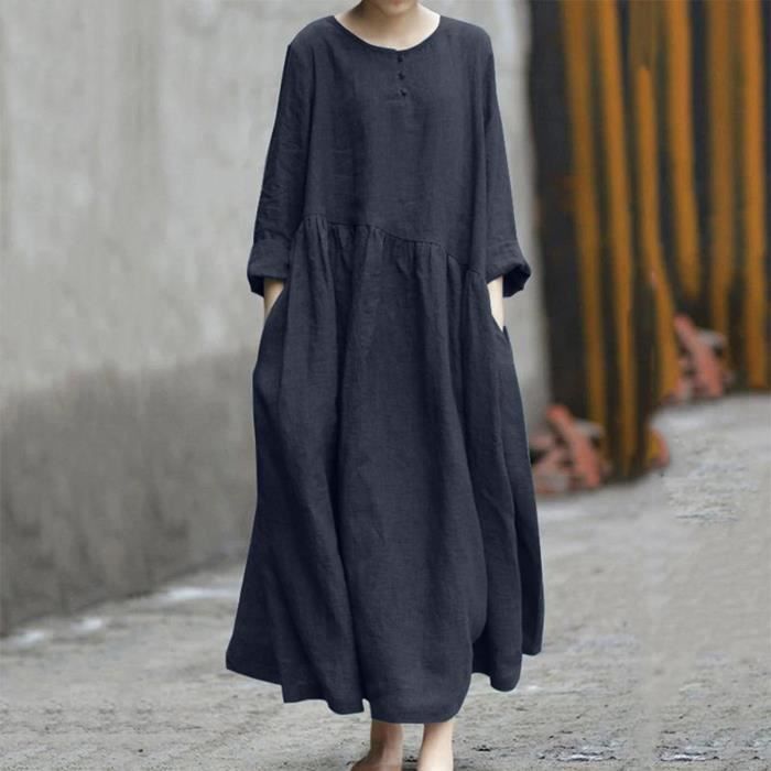 Robe longue et large hot sale