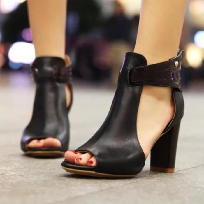 Escarpin femme ouvert discount