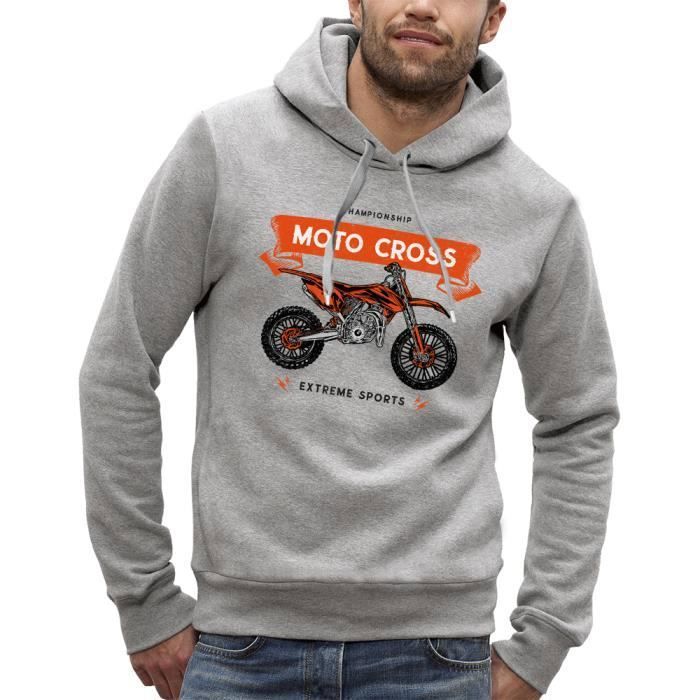 Sweat à capuche moto outlet