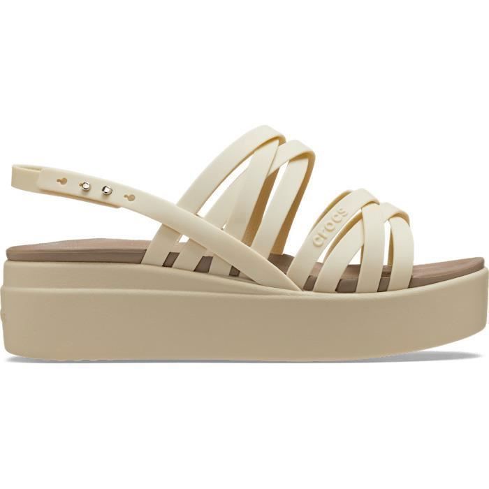 Sandales femme Crocs Brooklyn Strappy bone 42 43 Femme