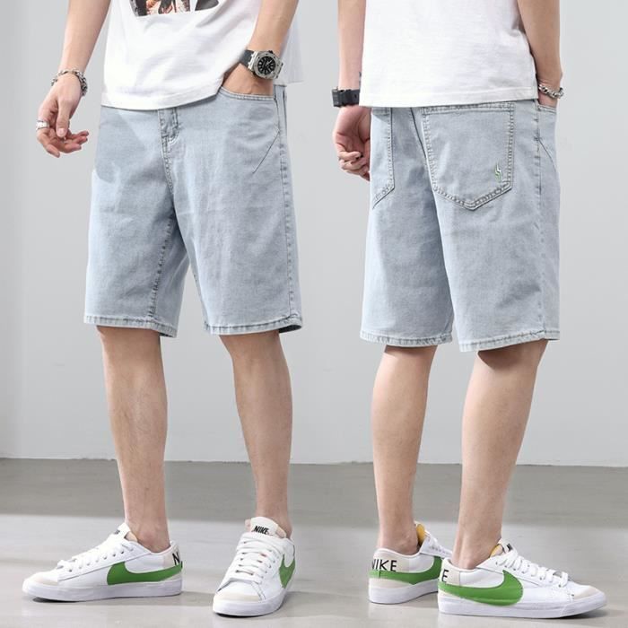 Short jean stretch homme shop