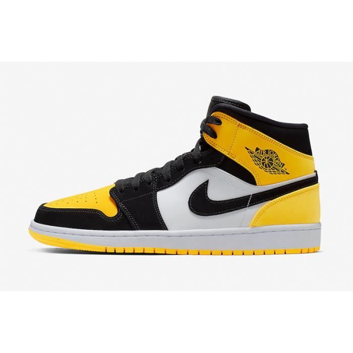 Jordan 1 2025 noir jaune
