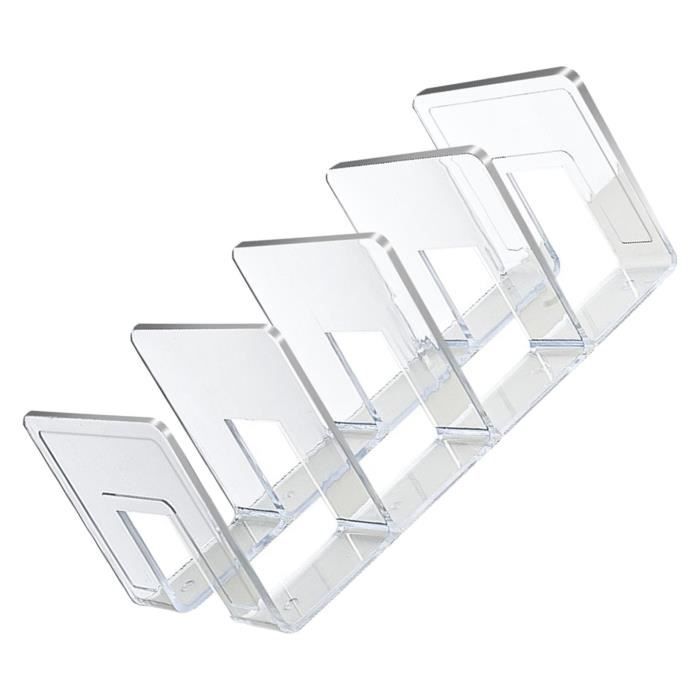 Serre-Livres Acrylique Transparent – Support Bureau, Étagère – Organise Livres, Documents – Décoration Moderne
