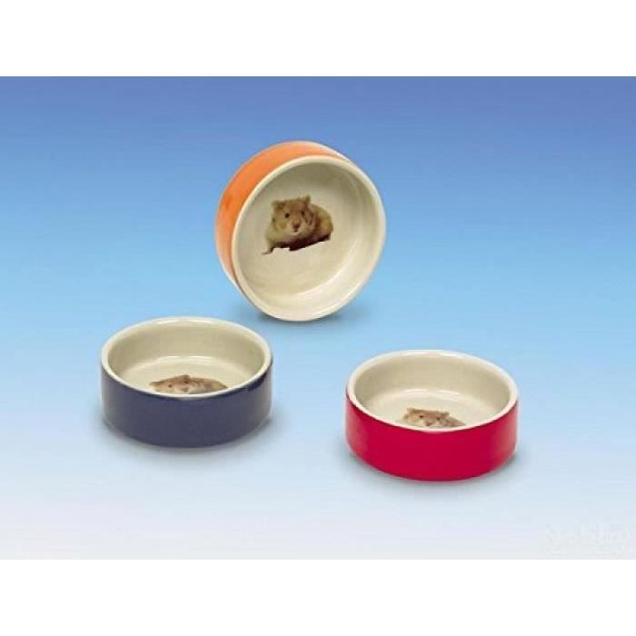 Comparer les prix de Gamelle en céramique pour hamster - NOBBY 73391 - Bleu - Rond - Intérieur