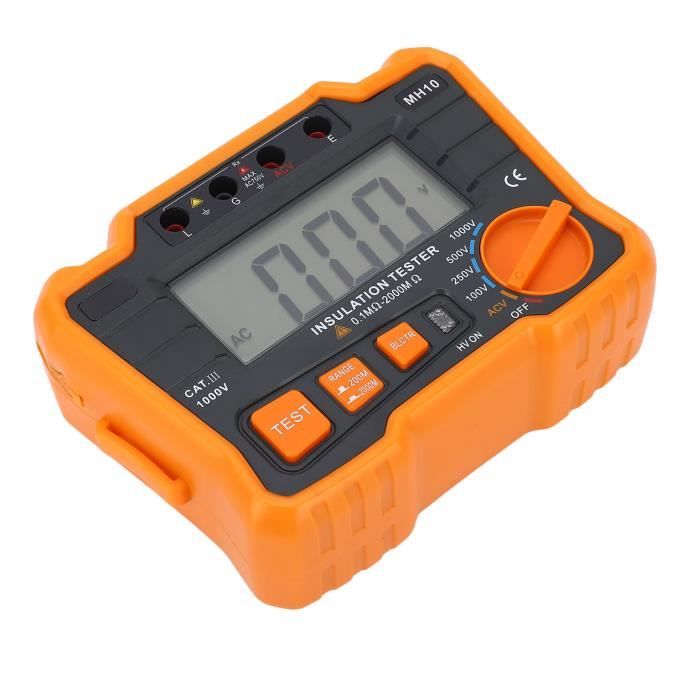 Testeur De Résistance D'isolation Numérique BM500A - 1000V - Affichage LCD - Neuf - BST