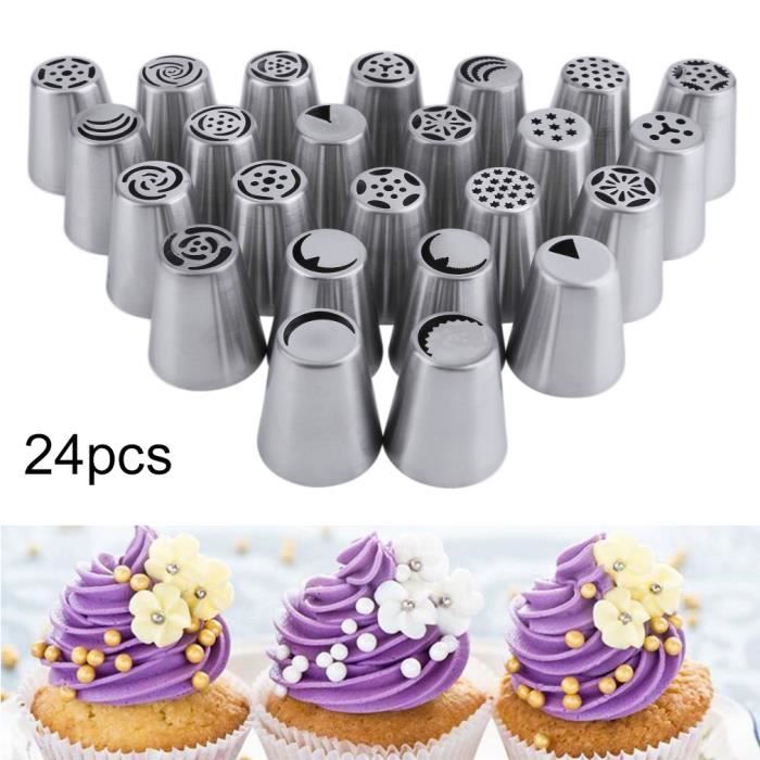 Outad Poche A Douille 24pcs Decoration Ustensile De Gateau Achat Vente Poche A Douille Outad Poche A Douille 24pcs Cdiscount
