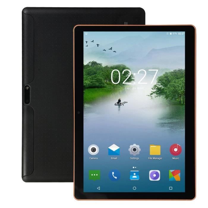 Tablette PC 11 pouces Écran IPS Android 8.0 Dix cœurs - Noir - 1+8G - Double carte SIM
