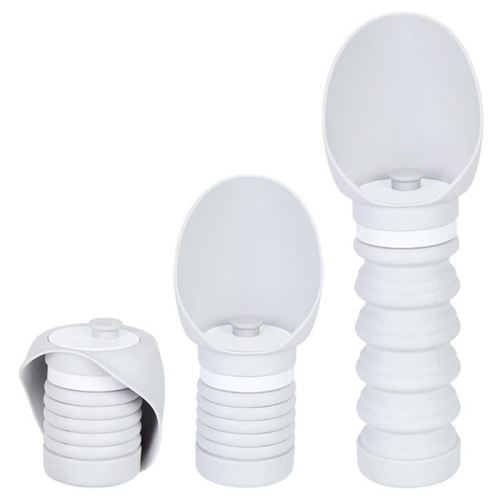 Comparer les prix de Bouteille d'eau pour chien, gourde pliable pour chien chat, Fontaine d'eau extérieure pour animaux de compagnie 550ml
