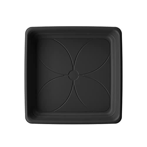 Soucoupe Rectangulaire Marron Pour Pot De Fleurs – Plastique Résistant – Taille 2