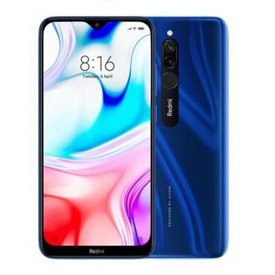 Vente Téléphone portable Xiaomi Redmi 8 4Go 64Go Bleu pas cher Vente Téléphone portable Xiaomi Redmi 8 4Go 64Go Bleu pas cher