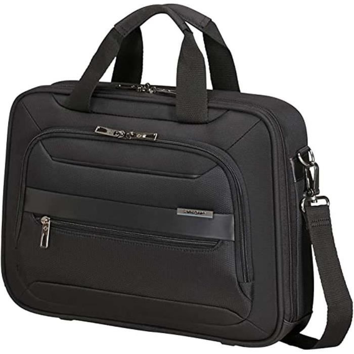 Samsonite Vectura Evo - Sacoche pour ordinateur portable 14.1 pouces, 37 cm, 10 L, Noir (Black 