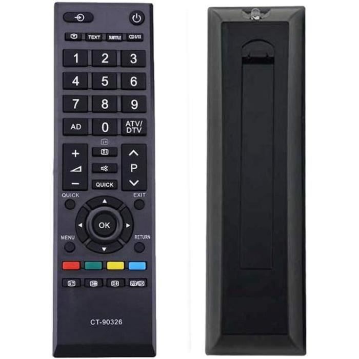 Telecomando Universale Sostitutivo CT-90326 Per TV Toshiba – Compatibile Con 40LV675, 40LV833F E Molti Altri Modelli