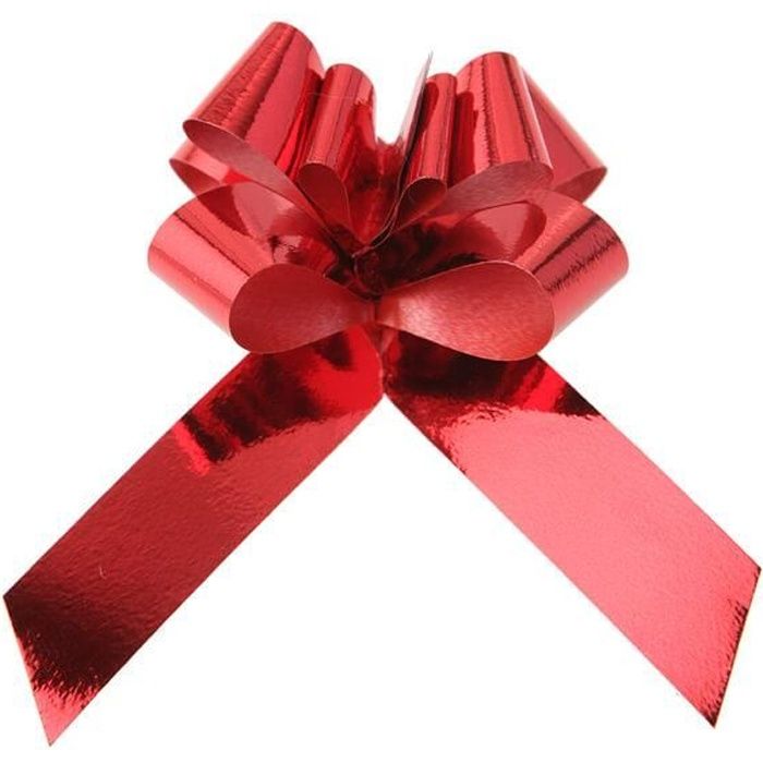Rouge 7M Ruban Mariage Voiture Kit Décoration Ribbon Emballage Cadeau Time to Sparkle TtS 3 Nœuds