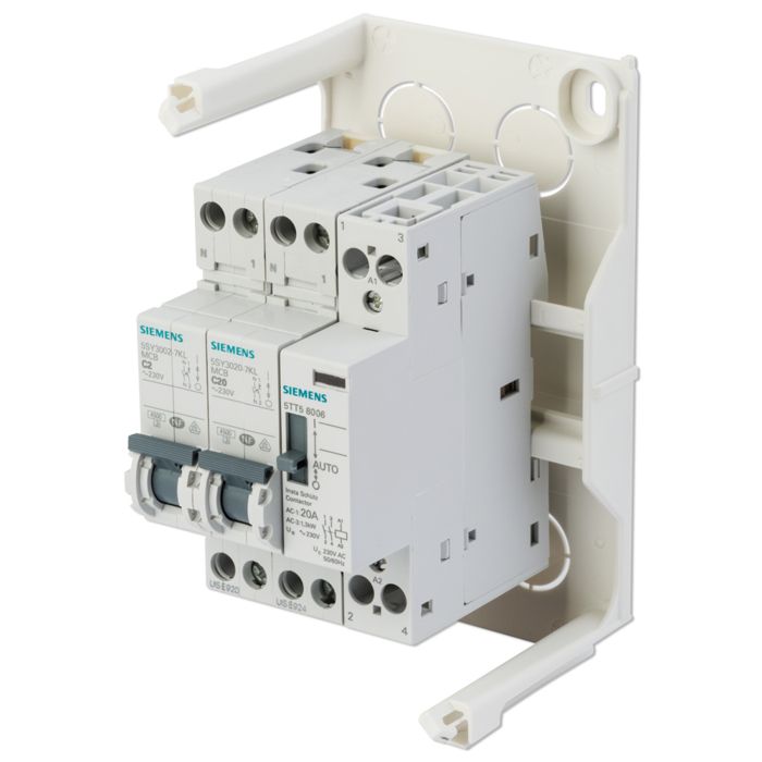 Tableau chauffe eau SIEMENS Compact 4 modules Electrique Installation simplifiée