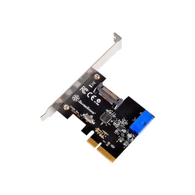 Carte PCI-E Silverstone ECU04-E – 1x USB 3.1, 10 Gbps, Profil Bas - vue 4