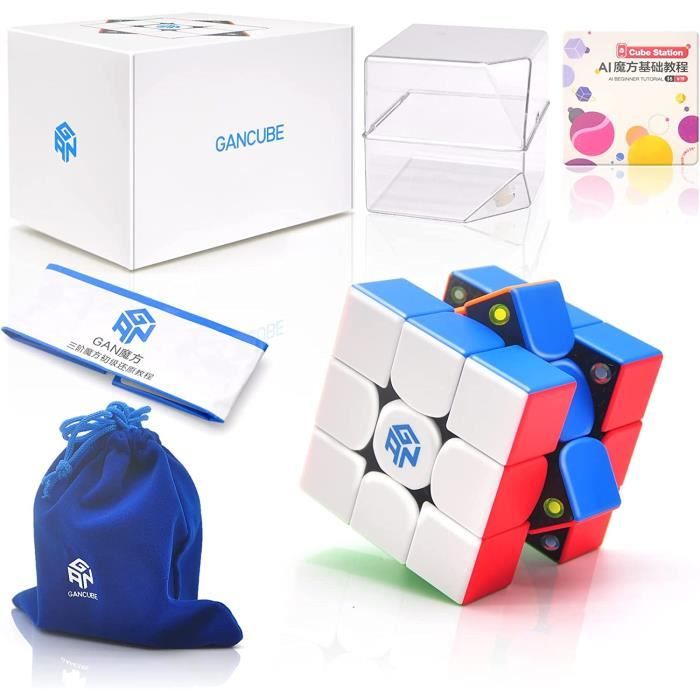 GAN 354 Mv2 Cube de Vitesse 3x3 Speed Cube Puzzle Jouet adapté aux
