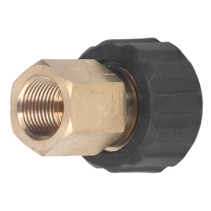Be In Your Mind Adaptateur de Tuyau à Connexion Rapide M22 X 1,5 à G1/4 Coupleur de Nettoyeur Haute Pression M22 Compatible avec Kranzle Raccord pour Pistolet Haute Pression Kew Nilfisk Alto Be In Your Mind Adaptateur de Tuyau à Connexion Rapide M22 X 1,5 à G1/4 Coupleur de Nettoyeur Haute Pression M22 Compatible avec Kranzle Raccord pour Pistolet Haute Pression Kew Nilfisk Alto