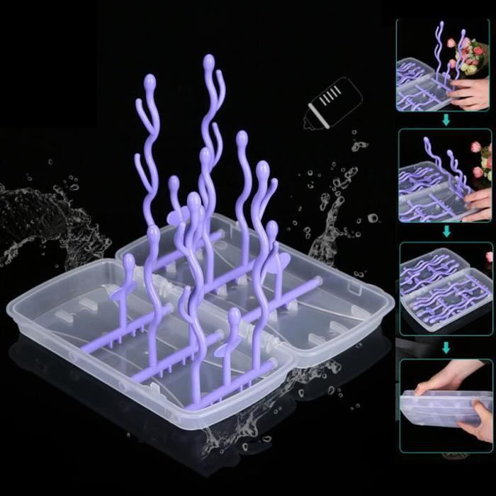 biberons et accessoire pour petites bouteilles en verre /Égoutte-Biberons Arbre