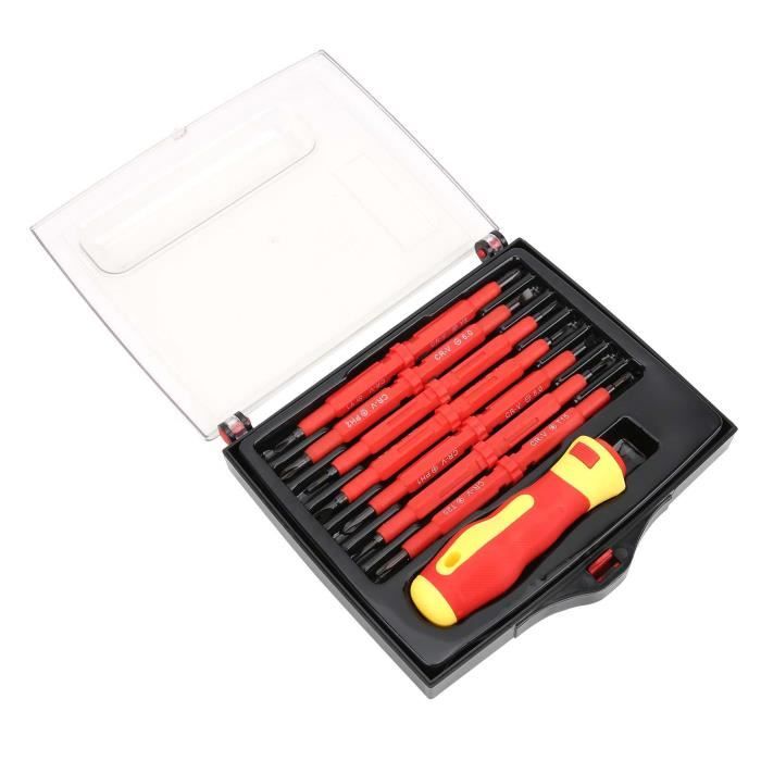 Jeu De 10 Tournevis Magnétiques SK Professional Tools – Double Matériau