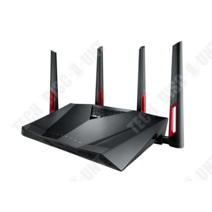 Routeur Gaming Sans Fil – ASUS – RT-AC88U – 8 Ports – 3167 Mbits/s – 4 Antennes