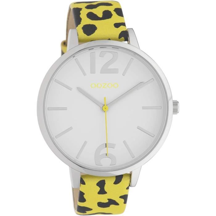 Montre fossil top femme leopard