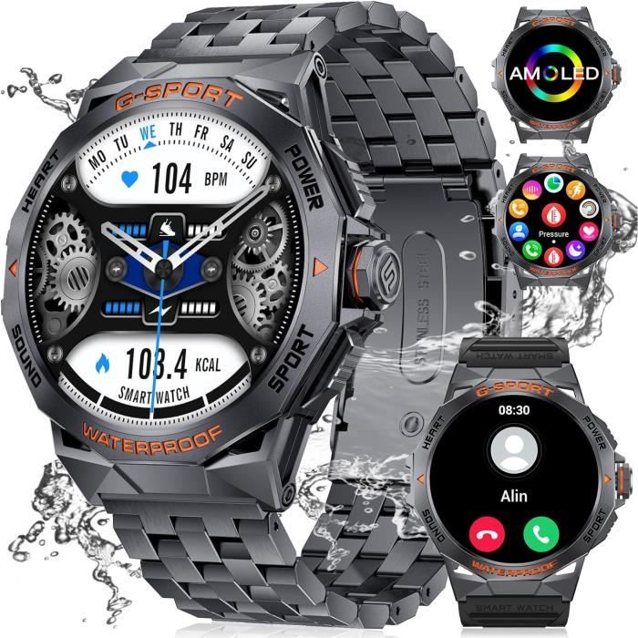 Amazfit Active Bluetooth GPS 45mm AMOLED Rose Autonomie 14j Pulsomètre SpO2 Étanche 5ATM