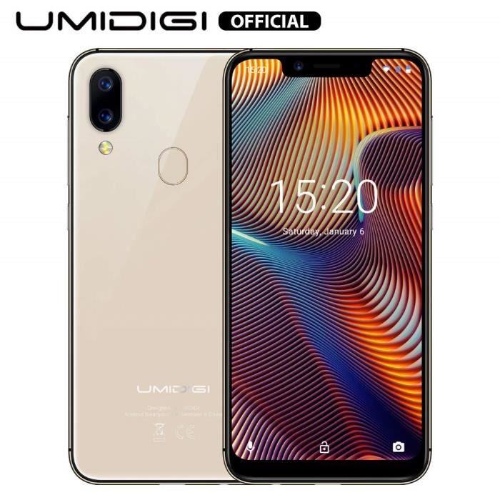 Vente Téléphone portable UMIDIGI A3 Pro Smartphone 3+32Go Or 5.7 "Écran Android 8.1 MTK6739 Quad Core 3300mAh pas cher Vente Téléphone portable UMIDIGI A3 Pro Smartphone 3+32Go Or 5.7 "Écran Android 8.1 MTK6739 Quad Core 3300mAh pas cher