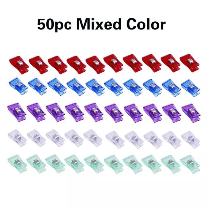 Pince Color PINCE A LINGE,50pcs Mixed Color--Pince à Vêtement Multicolore en ...