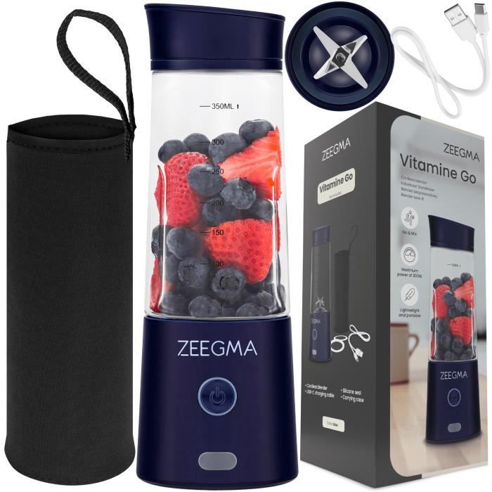 Mixeur portable - ZEEGMA - Vitamine go - 450ml - Ultra-léger - Fonction glace pilée
