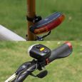 MAD 7 LED Clignotant Feu arrière de vélo multifonctionnel à 7 LED Feu arrière de vélo Klaxon sport accessoires Comme montré-1
