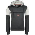 GEOGRAPHICAL NORWAY FAGO HOOD sweat pour homme Anthracite - Homme-1