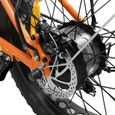 Vélo électrique Fatbike Pliable SCOOTY BIG Cool 20" ORANGE 250W 48V Brushless 6 Vitesses Shimano Autonomie 30km-1