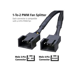 Alphacool Séparateur En Y 4 Broches Vers 4x 4 Broches PWM